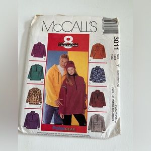 Vintage McCall’s (Cut) Pattern #3011 Polar Gear 8 Great Looks Size Y (Sm-Med-Lg)
